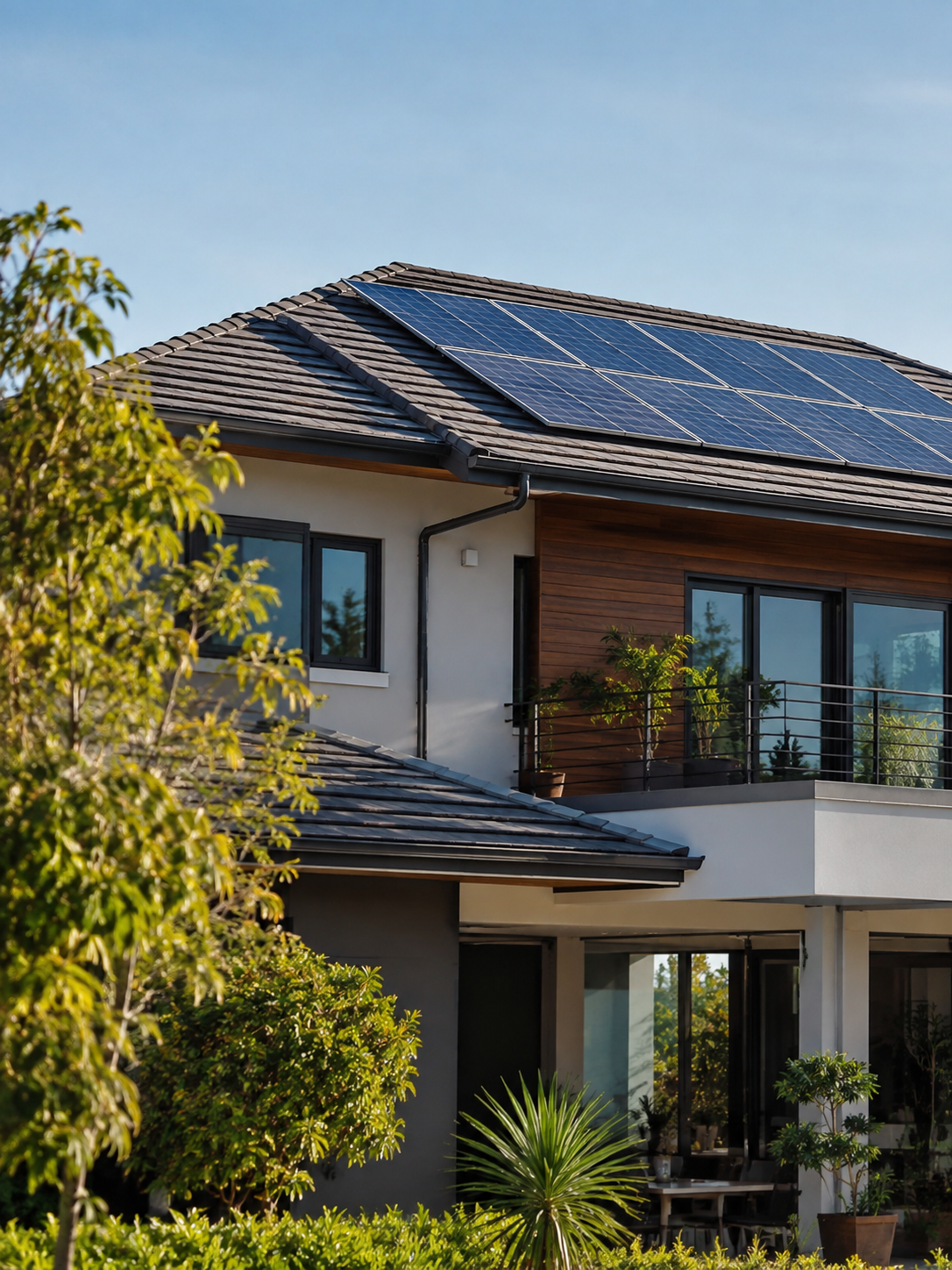 Casa com sistema fotovoltaico protegido pelo Seguro Placa Solar